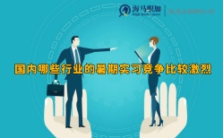 国内哪些行业的暑期实习竞争比较激烈