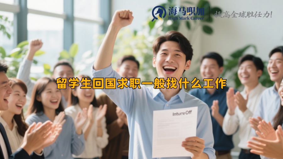 留学生回国求职一般找什么工作
