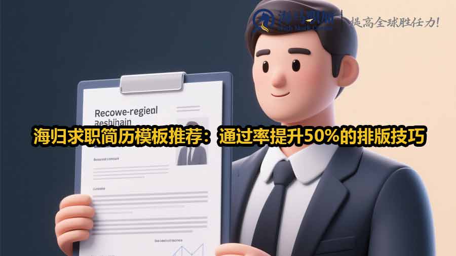 海归求职简历模板推荐：通过率提升50%的排版技巧