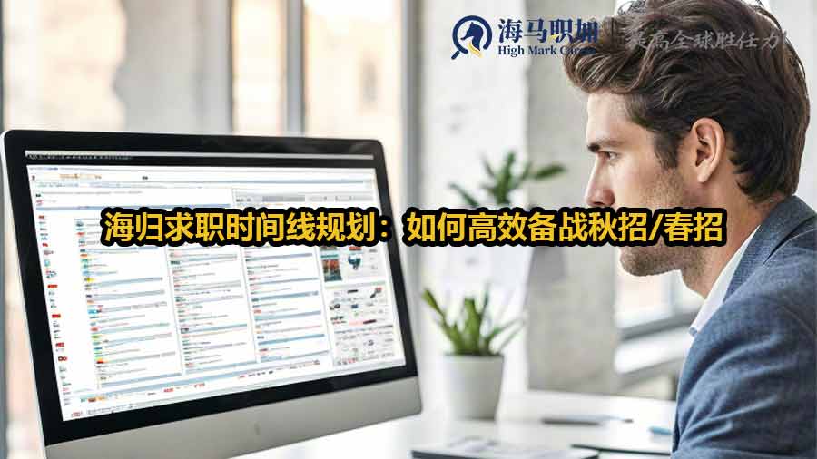 海归求职时间线规划：如何高效备战秋招/春招