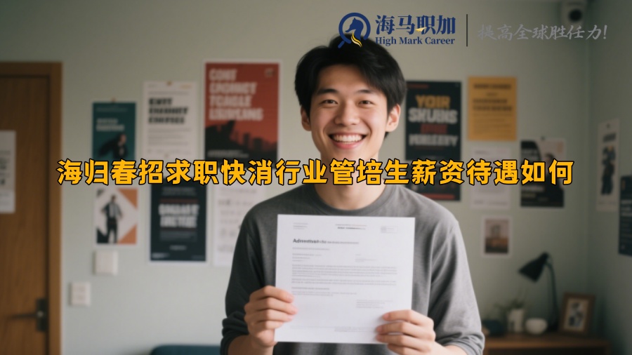 海归春招求职快消行业管培生薪资待遇如何