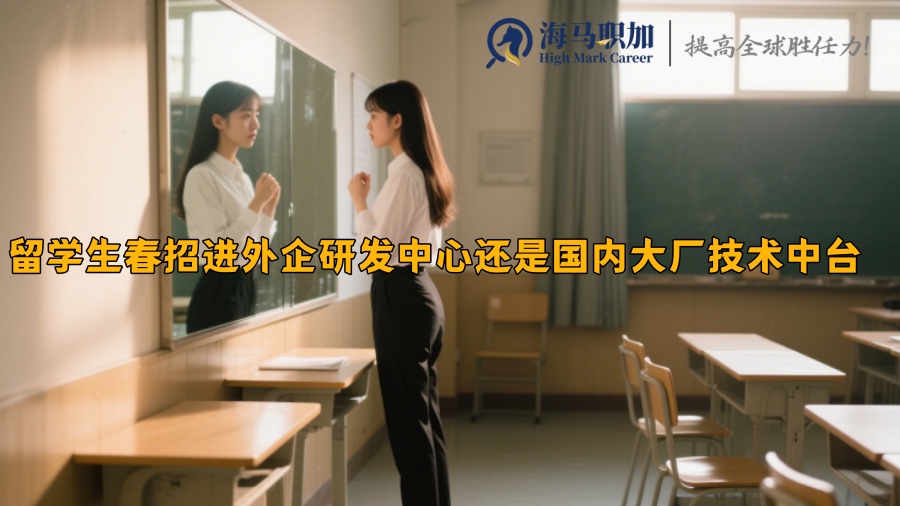留学生春招进外企研发中心还是国内大厂技术中台
