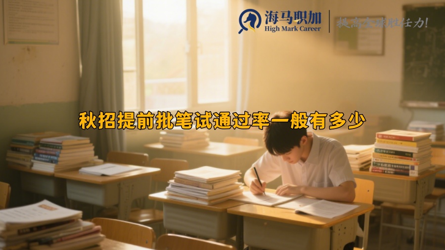 秋招提前批笔试通过率一般有多少