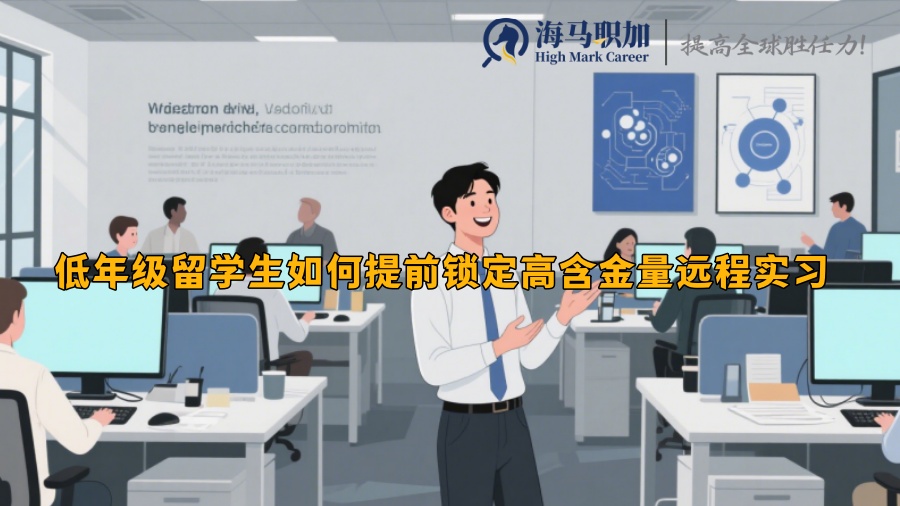 低年级留学生如何提前锁定高含金量远程实习