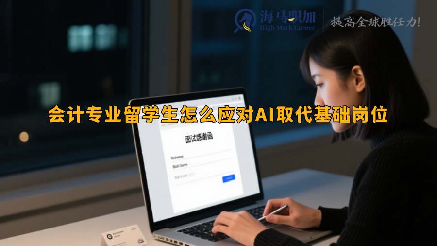 会计专业留学生怎么应对AI取代基础岗位