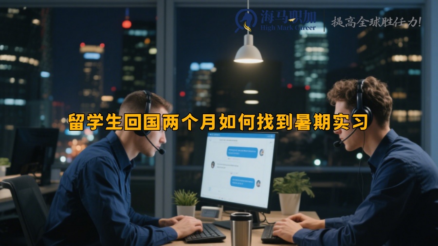 留学生回国两个月如何找到暑期实习