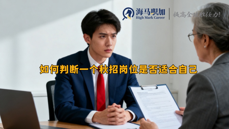 如何判断一个秋招岗位是否适合自己