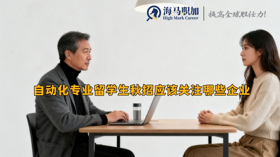 自动化专业留学生秋招应该关注哪些企业