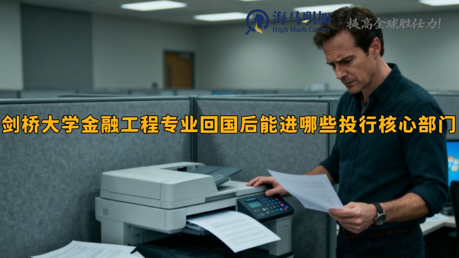 剑桥大学金融工程专业回国后能进哪些投行核心部门