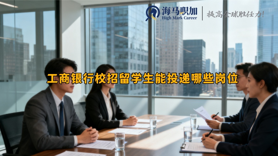 工商银行校招留学生能投递哪些岗位​