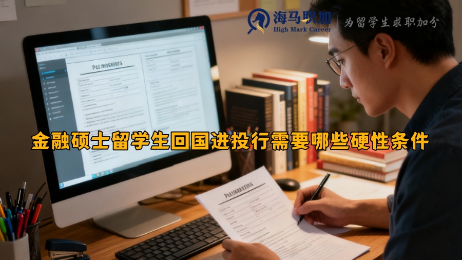 金融硕士留学生回国进投行需要哪些硬性条件