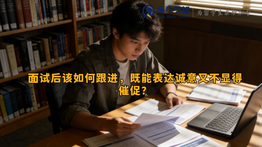 面试后该如何跟进，既能表达诚意又不显得催促？