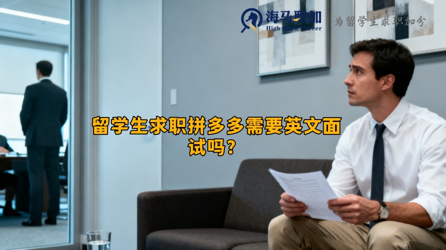 留学生求职拼多多需要英文面试吗？