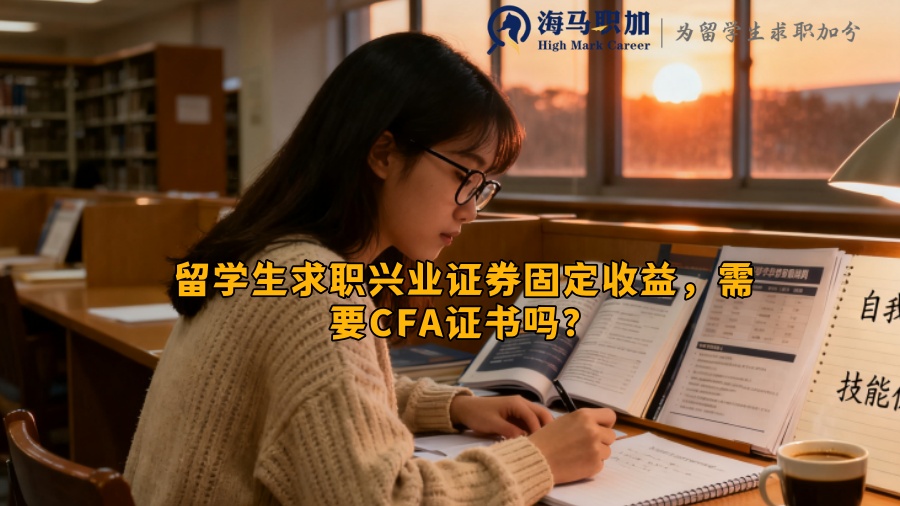 留学生求职兴业证券固定收益，需要CFA证书吗？