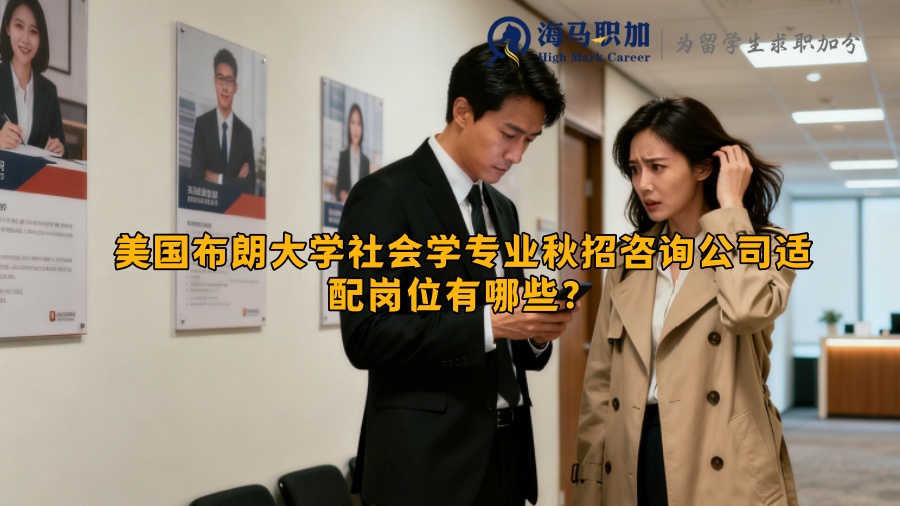 美国布朗大学社会学专业秋招咨询公司适配岗位有哪些？