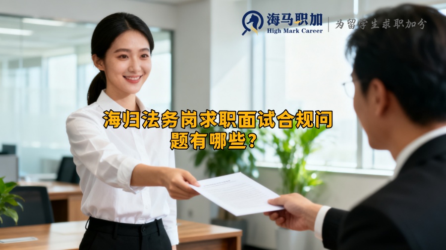 海归法务岗求职面试合规问题有哪些？