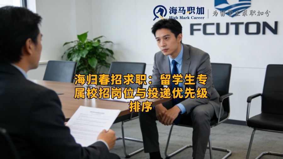 海归春招求职：留学生专属校招岗位与投递优先级排序