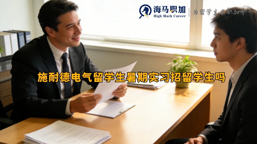 施耐德电气留学生暑期实习招留学生吗