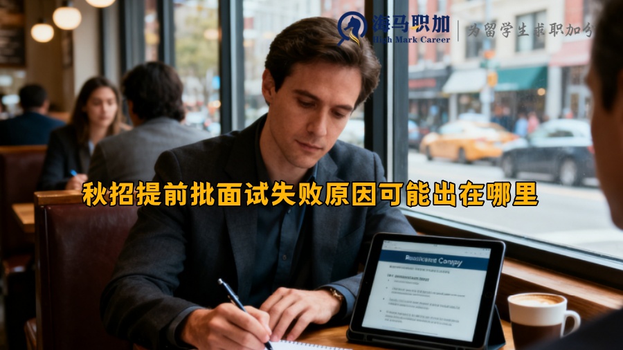 秋招提前批面试失败原因可能出在哪里