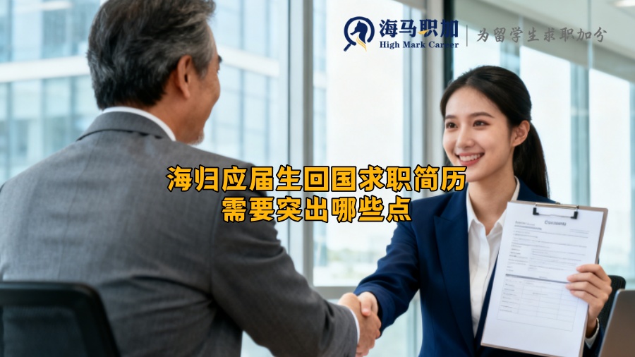 海归应届生回国求职简历需要突出哪些点