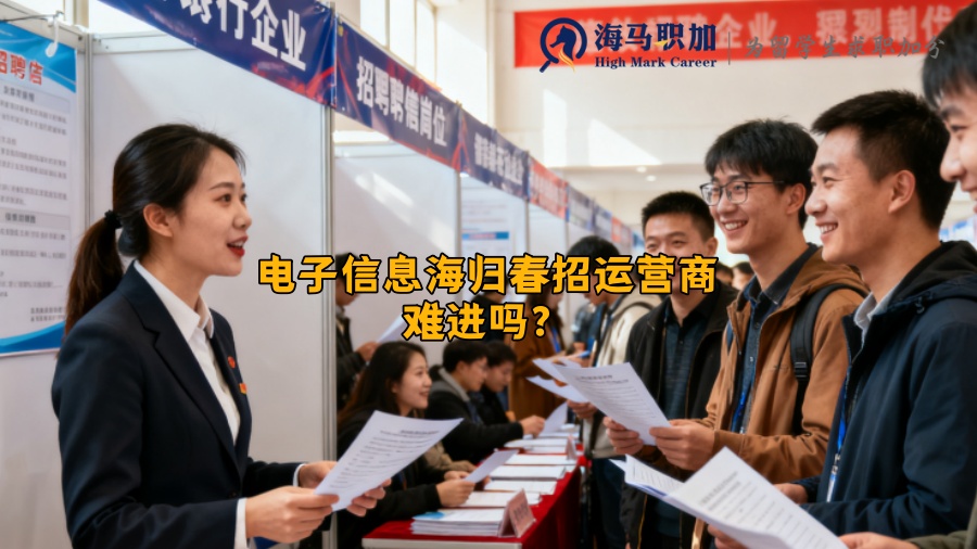 电子信息海归春招运营商难进吗？