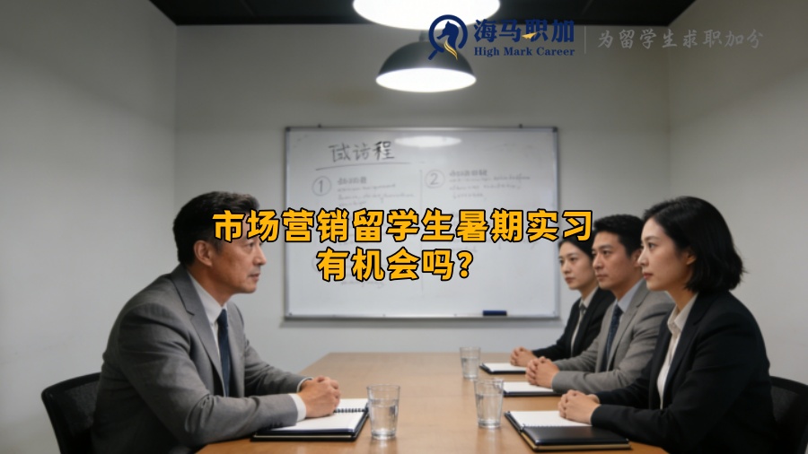 市场营销留学生暑期实习有机会吗？