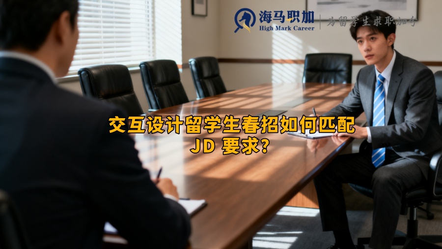 交互设计留学生春招如何匹配 JD 要求？