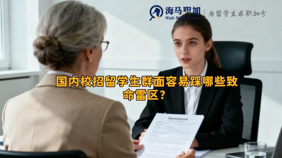 国内校招留学生群面容易踩哪些致命雷区？