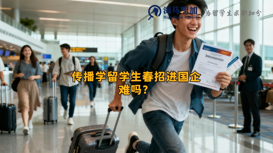传播学留学生春招进国企难吗？