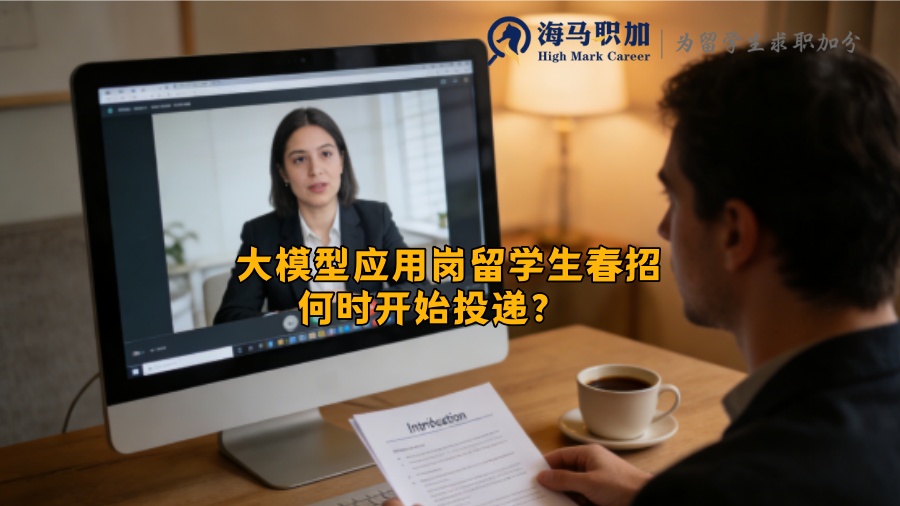 大模型应用岗留学生春招何时开始投递？