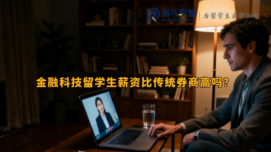 金融科技留学生薪资比传统券商高吗？