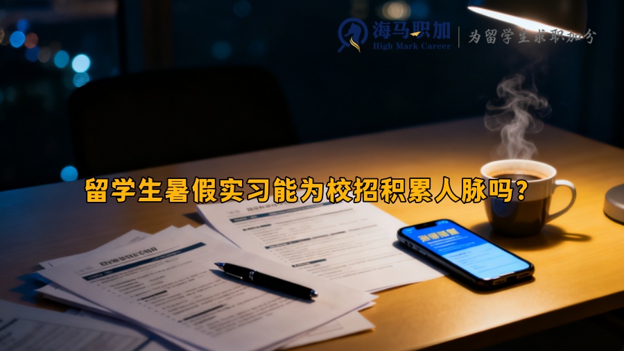 留学生暑假实习能为校招积累人脉吗？