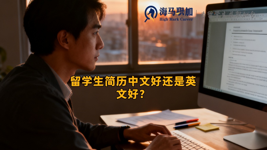留学生简历中文好还是英文好？