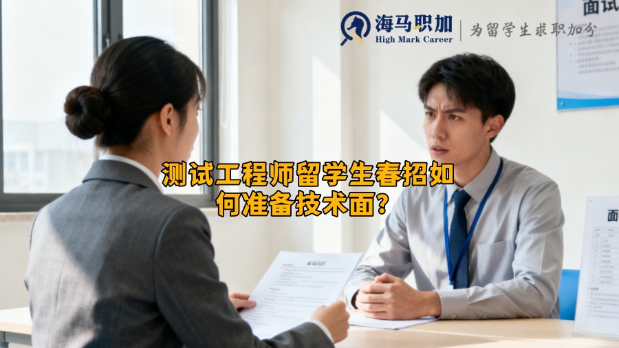 测试工程师留学生春招如何准备技术面？