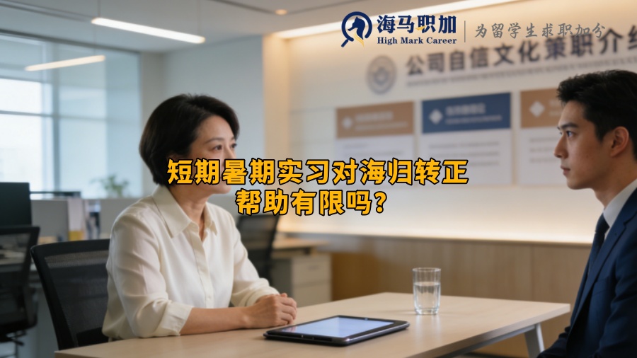 短期暑期实习对海归转正帮助有限吗？
