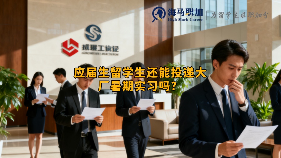 应届生留学生还能投递大厂暑期实习吗？