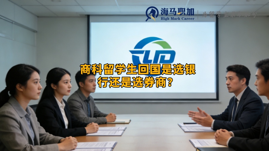 商科留学生回国是选银行还是选券商？