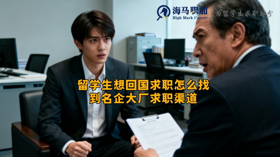留学生想回国求职怎么找到名企大厂求职渠道