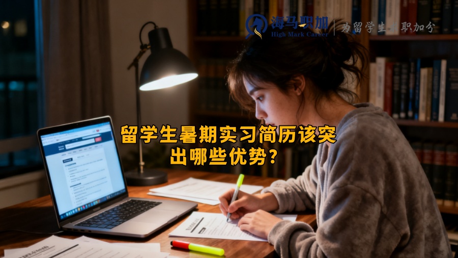 留学生暑期实习简历该突出哪些优势？