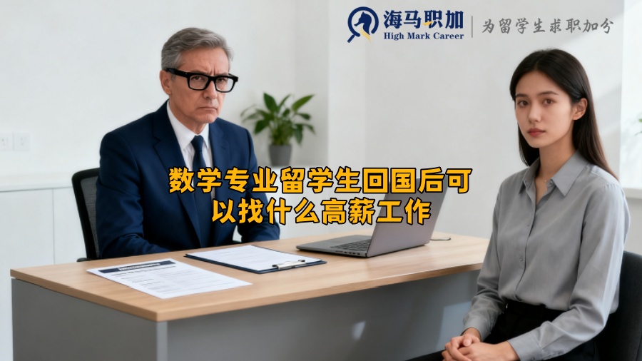 数学专业留学生回国后可以找什么高薪工作