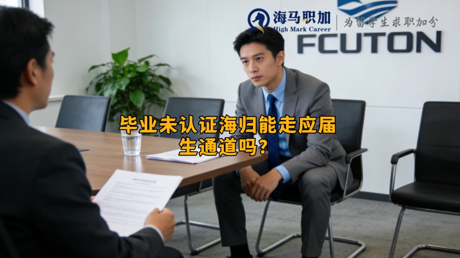毕业未认证海归能走应届生通道吗？