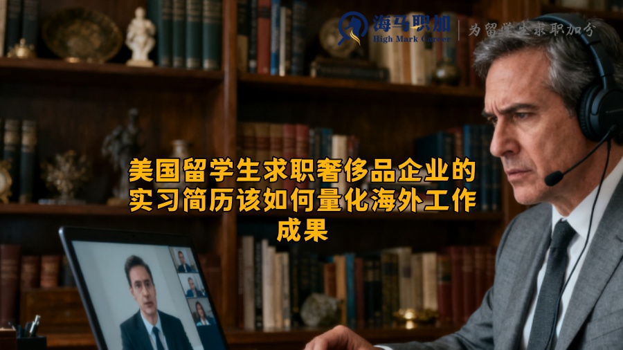 美国留学生求职奢侈品企业的实习简历该如何量化海外工作成果