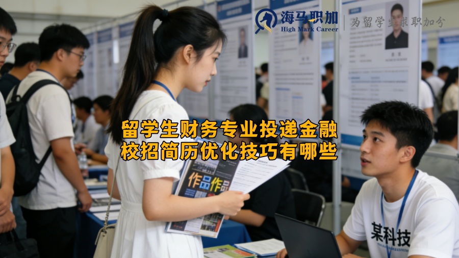 留学生财务专业投递金融校招简历优化技巧有哪些
