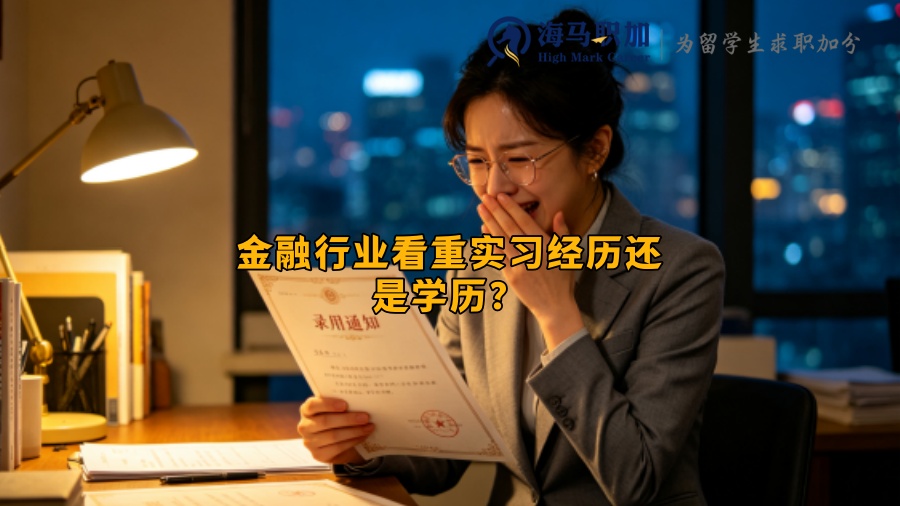 金融行业看重实习经历还是学历？