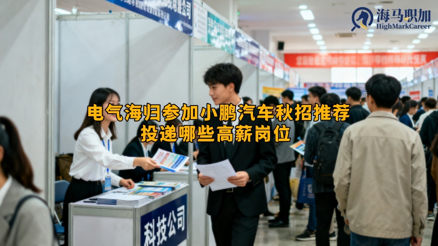 电气海归参加小鹏汽车秋招推荐投递哪些高薪岗位 