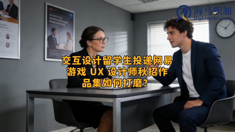 交互设计留学生投递网易游戏 UX 设计师秋招作品集如何打磨？