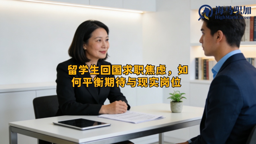 留学生回国求职焦虑，如何平衡期待与现实岗位 