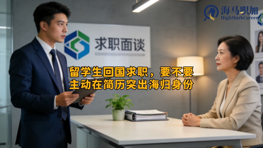 留学生回国求职，要不要主动在简历突出海归身份