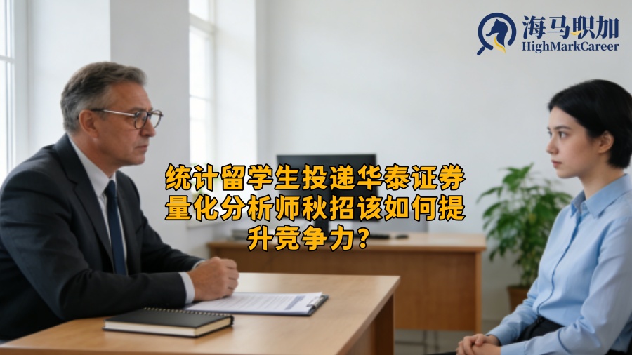 统计留学生投递华泰证券量化分析师秋招该如何提升竞争力？