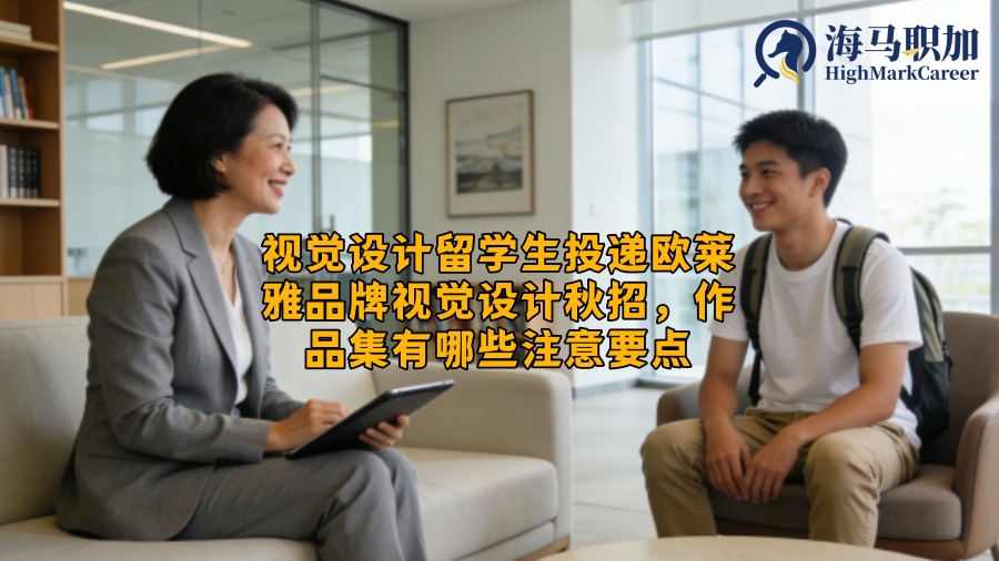 视觉设计留学生投递欧莱雅品牌视觉设计秋招，作品集有哪些注意要点